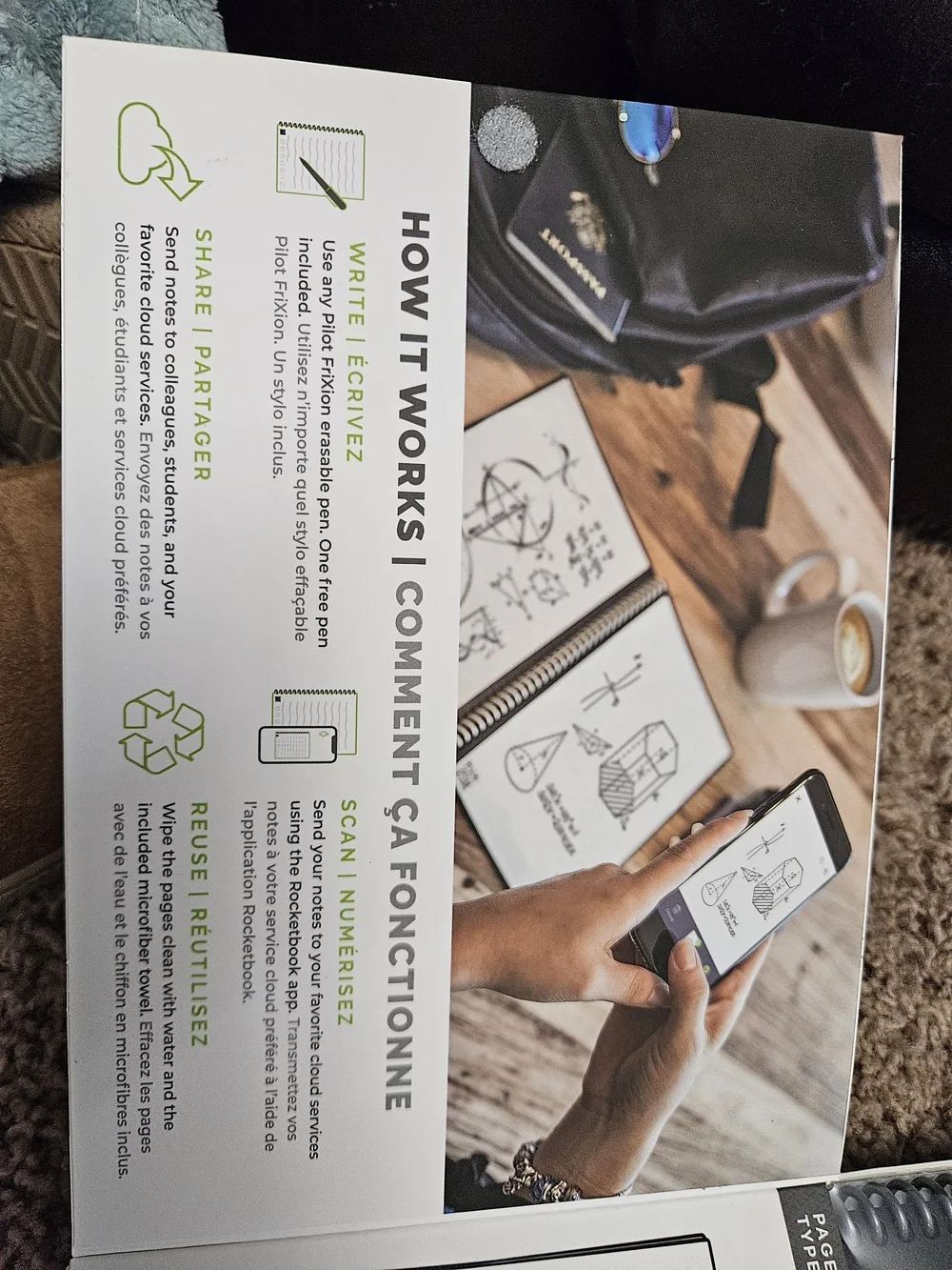 Rocketbook Core Reusable Smart Notebook — Black